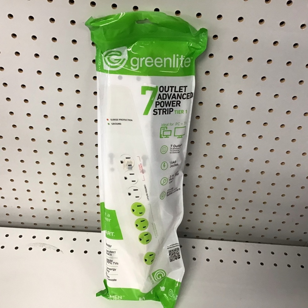 Greenlite 7 Outlet Advanced Power Strip Tier 1